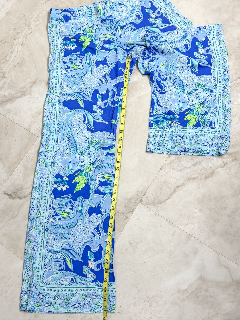 Lilly Pulitzer Bal Harbour Palazzo Pants M Coastal Resortwear - Picture 6 of 7
